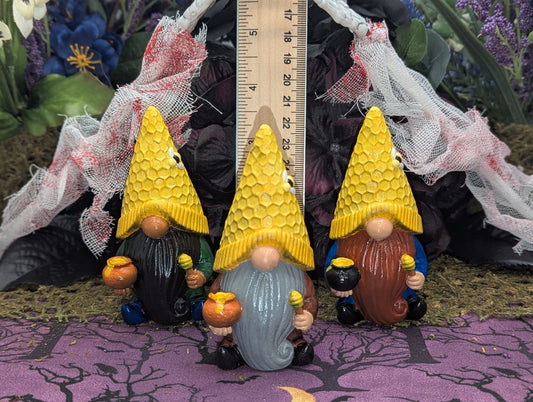 Honey Comb Ceramic Gnomes