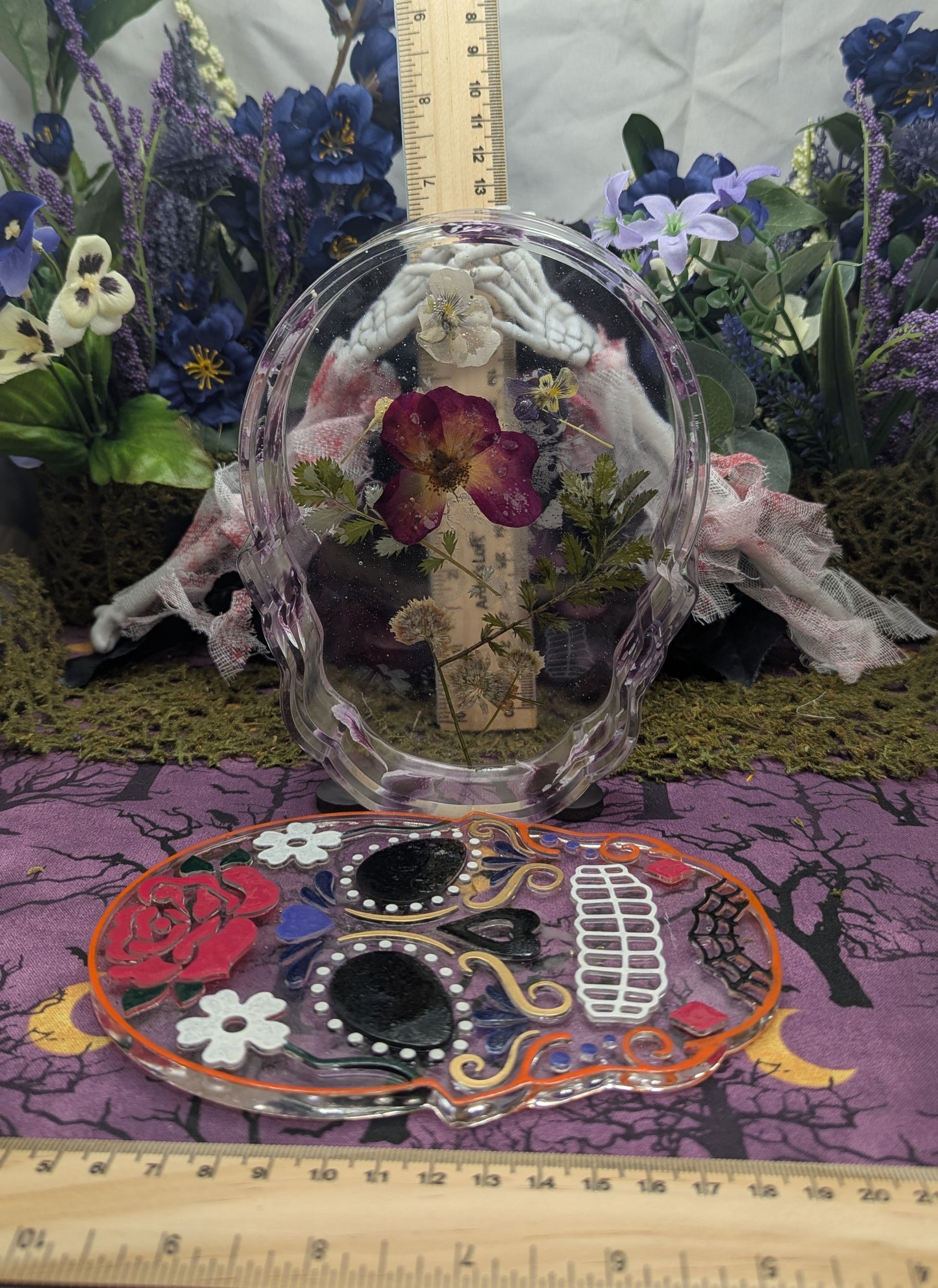 Sugar Skull Decorative Container