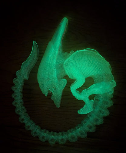 Resin Alien Wall Decor