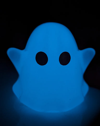 Glow In The Dark Blue Resin Ghost