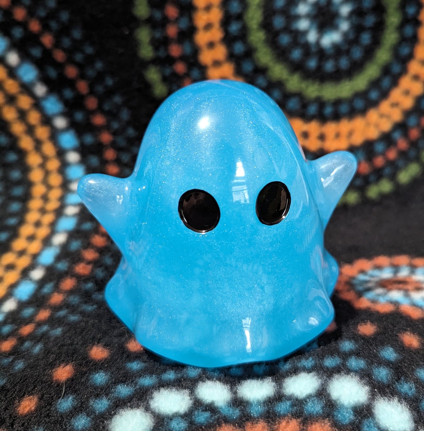 Glow In The Dark Blue Resin Ghost