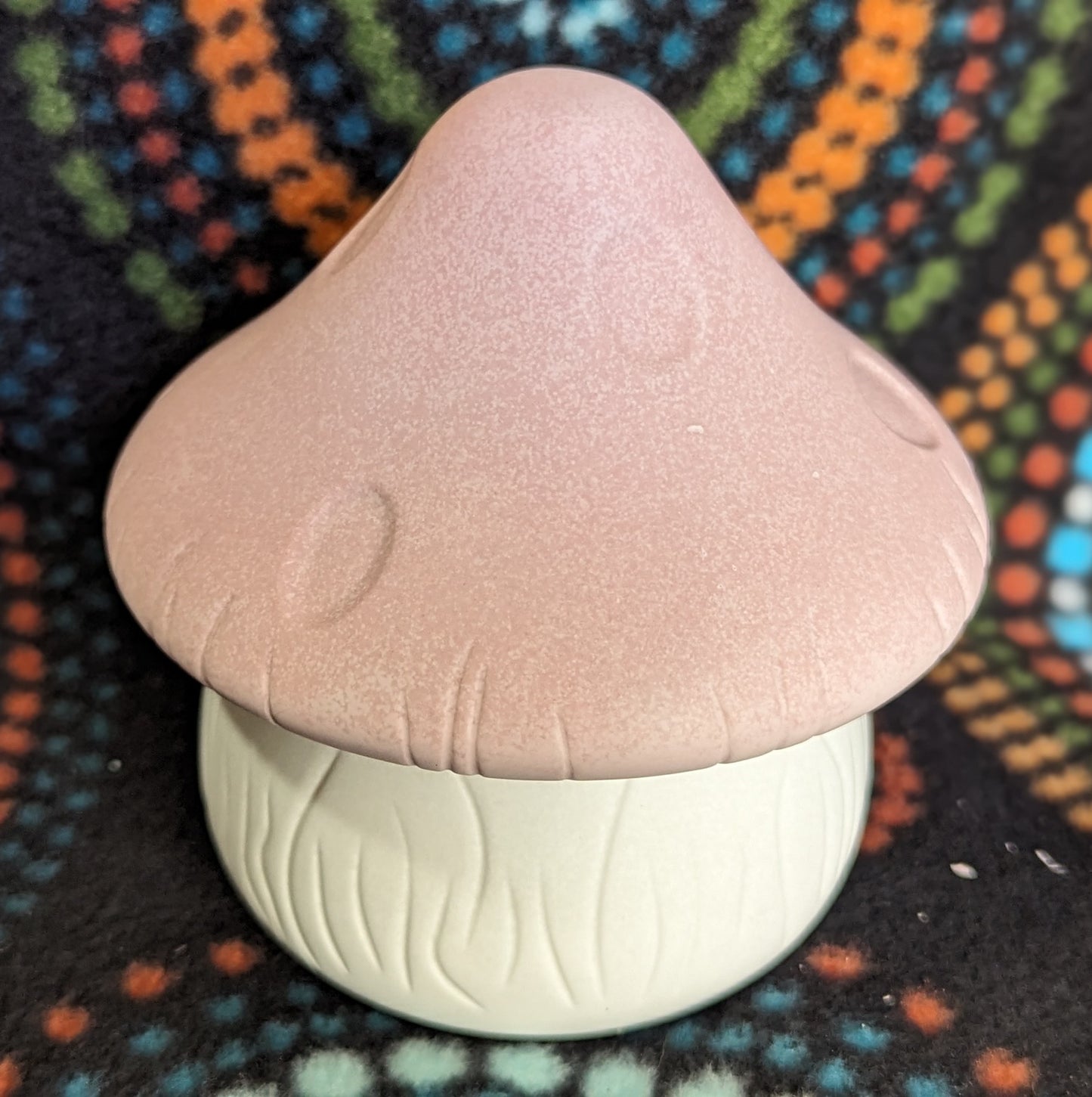 Ceramic Color Mushroom Container