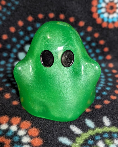 Green Glow In The Dark Resin Ghost