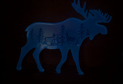 Resin Moose Landscape