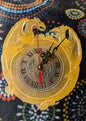 Resin Hand Painted Dragon Clock