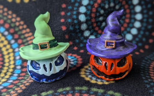 Ceramic Jack-O-Lanterns